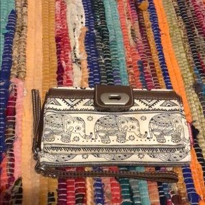 Tribal Elephant Wristlet/ Women’s Wallet